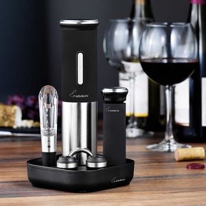 Rabbit Electric Wine opener 8 piece set